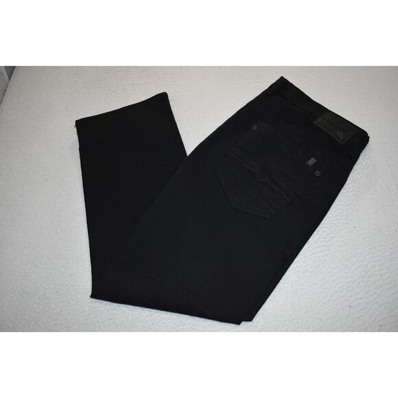 Buffalo David Bitton Jeans Mens Size 40 x 32 Black Straight Slim Stretch Denim - Picture 1 of 8